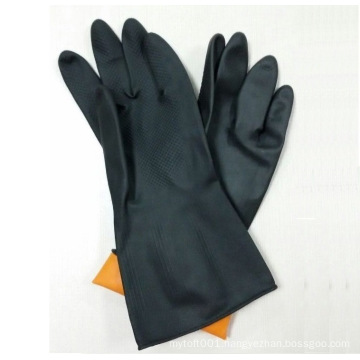 Black Latex Industrial Work Glove